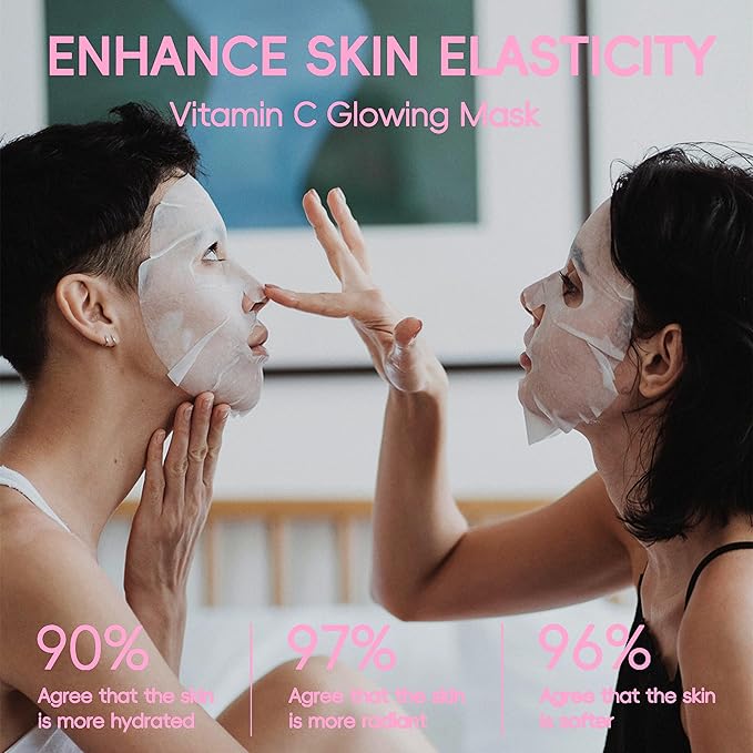 40 Pack Collagen Face Masks Skincare Bulk for All Skin Types,Hydrating Spa Sheet Mask for Sensitive Skin, Facial Mask Sets For Women Skin Care,Hydrating Face Mask Gifts Set for Teen Girls