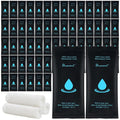 Moist Cotton Towel Bulk Moist Towelettes Individually Wrapped 8.7" x 8.7",White Towel Services,Refreshment Pre Moistened Towels for Travel Sport Party Spa Dentist (1 Count (Pack of 50), Unscented)