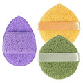 3 PCS Facial Sponges for Washing Face Reusable Soft Facial Sponges Exfoliating Sponge for Face Spong for Washing Makeup Removal, Travel Friendly Daily Cleansing Faces Scrubber