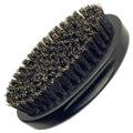 4.3 IN Natural Boar Bristle Beard Brush for Men, Premium Wooden Handle with Boar Bristles - Pocket Travel Mustache Grooming Tool for Husband & Father