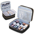 CURMIO Double Layer Hair Clipper Travel Carrying Case, Barber Supplies Organizer Storage Bag Compatible with Ufree/Wahl/Andis/Hatteker/Osterpro and Most Standard Hair Trimmer, Men Grooming Kit