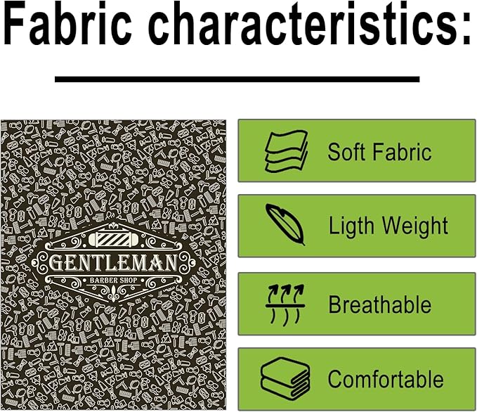 Barber Cape for Men Hair Salon Cape with Snaps Waterproof Professional Hairdresser Designer Cape Gown- 63”× 56”