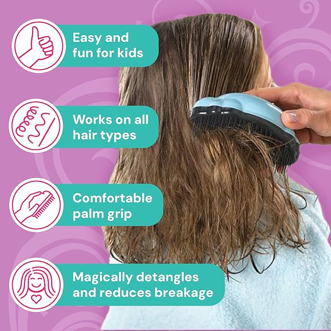 Knot Genie Detangling Brush, Peaceful Blend