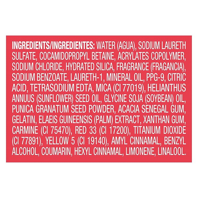 Caress Body Wash, Tahitian Pomegranate & Coconut Milk, Moisturizing Body Wash for Renewed, Glowing Skin, Exfoliating Body Soap Liquid, 20 Fl Oz (Pack of 2)