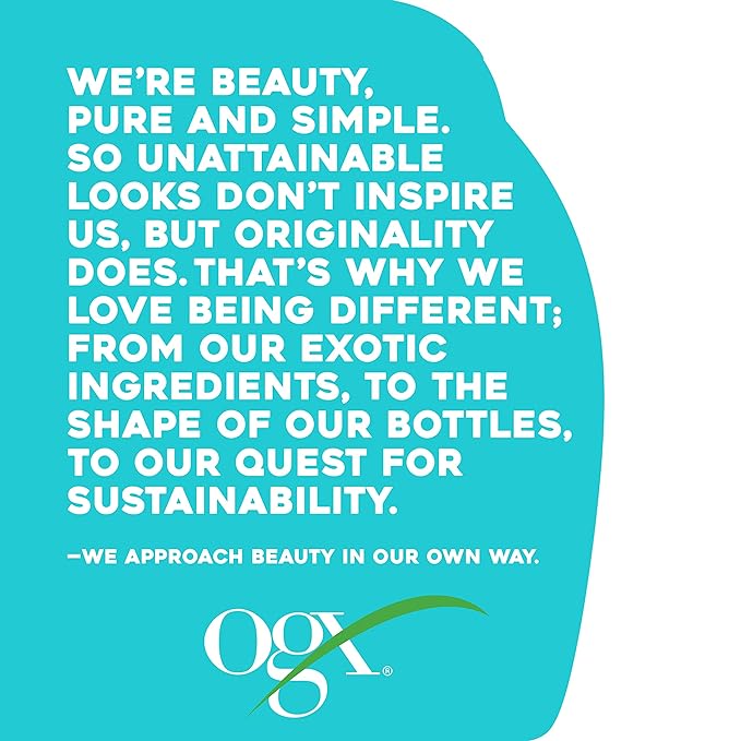 OGX Hydration + Sea Kelp & Hyaluronic Acid Sulfate-Free Lightly Moisturizing Body Scrub with Black Rice, Gentle Exfoliating Daily Body Wash to Soften & Smooth Skin, 19.5 Fl Oz (Pack of 2)