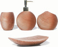 LUANT Bathroom Accessories Set Including Cup, Toothbrush Holders, Soap Dishes and Soap Dispenser, Bronze