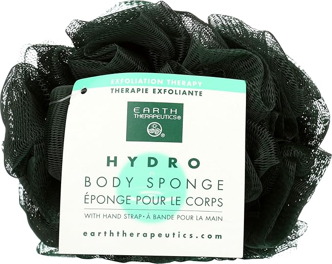 Earth Therapeutics, Dark Green Hydro Body Sponge, 1 Each