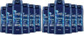 Suave Men Moisturizing Body & Face Wash, With Cedarwood and Mandarin Scent, No Parabens, No Phtahaltes, 18 Oz Pack of 12