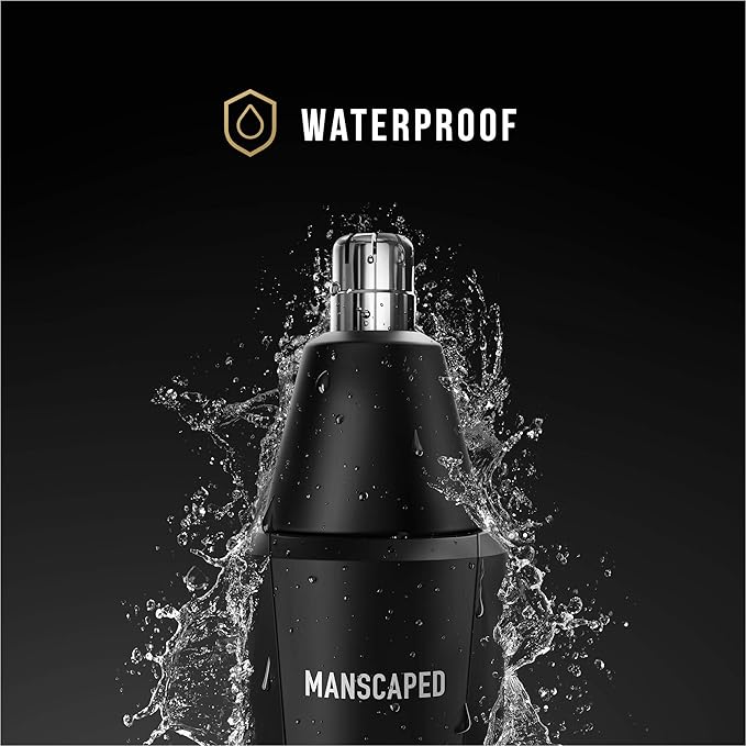 MANSCAPED® The Weed Whacker® Nose and Ear Hair Trimmer – 9,000 RPM Precision Tool with Rechargeable Battery, Wet/Dry, Easy to Clean, Stainless Steel Replaceable Blade