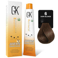 GK HAIR Color Cream 6.0 Natural Dark Blonde – 100% Grey Coverage | Semi, Demi or Permanent Results | 8–10 Vol Semi | 20-30-40 Vol Permanent – Salon Quality Hair Dye – For Women & Men 3.4 Oz