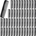 50 Pcs Pocket Combs for Men 5 Inch Cutting with Wide and Fine Teeth Plastic Professional Barber Haircut Small Anti Static Combs for Women Grooming Accessories for Beard(Black)