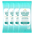 Nurture XL Ultra Thick Body Wipes for Adults w/Aloe | 40 Extra Large Disposable Cloth Wet Cleansing No Rinse Bathing Washcloths, Waterless Shower | Bath Wipe for Women, Men & Elderly