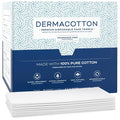 X-Large 100% Pure Cotton Face Towels – 100 Count Extra Large Disposable Wash Cloths for Face Washing, Makeup Removal & Acne Care | Ultra Soft, Hypoallergenic & Fragrance-Free