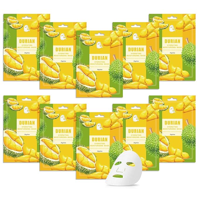 10 Pack Variety Facial Sheet Masks Skin Care Set, Hydrating Bulk Sheet Face Masks Skincare Gifts Set for Women Men, Long Lasting Moisturizing Face Mask Skincare for All Skin Type（A5