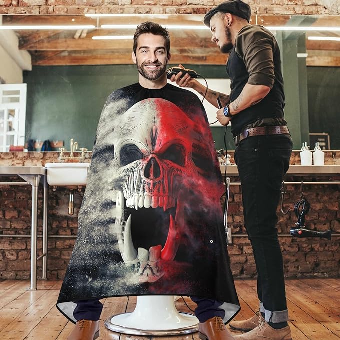 visesunny Professional Barber Cape Polyester Hair Cutting Salon Cape Apron Anti-Static Beard Bib