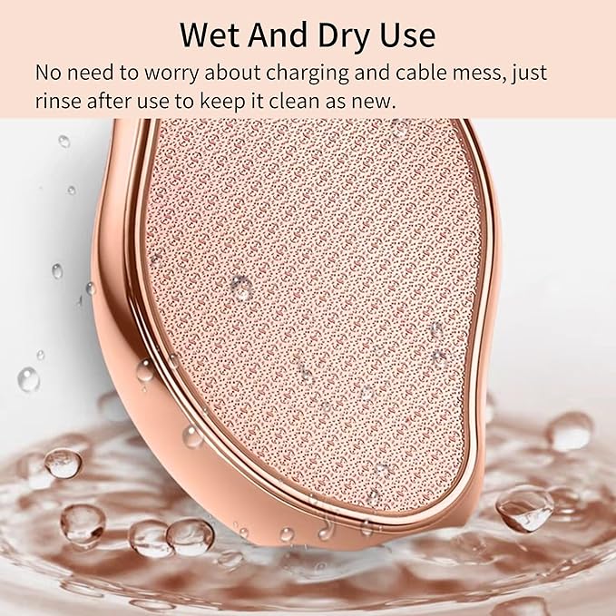 Nano Glass Foot File, Pedicure Tool and exfoliator, Glass Surface, Comfortable Hand and Foot Grinding Scraper for Wet and Dry feet, Removal Hard or Dead Skin, Suitable for Women or Men