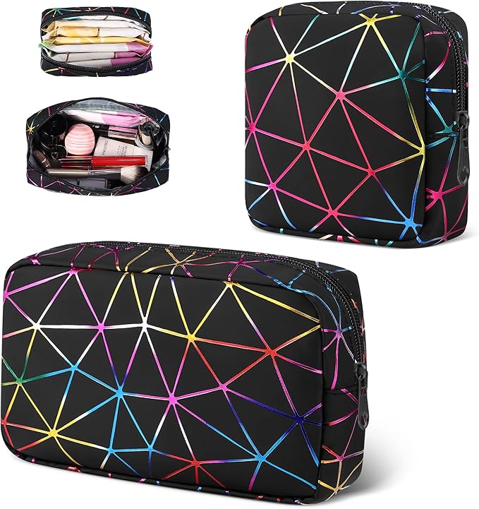 Period Bag for Teen Girls, Leather Sanitary Napkin Storage Bag, Portable Menstrual Pad Bag Period Pads Pouch, Small Make Up Bags