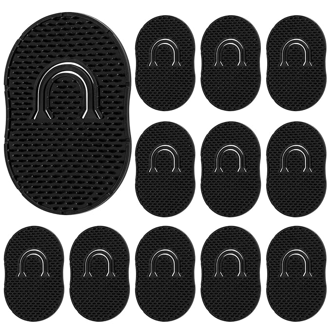 Portable Plastic Massage Hair Brushes and Combs Set - Scalp Massager, Beard Brush, Pet Grooming Brushes for Home and Travel (12Pack)