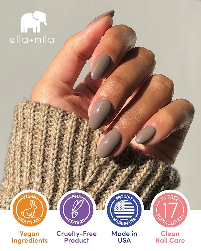 ella+mila Nourishing Cuticle Oil for Nails - Vanilla Dream - Nail Care Treatment for Softening Dry Cuticles - Vegan - 2.3 fl oz