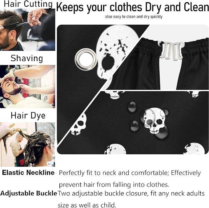 Stylish Barbershop Salon Barber Cape Haircut Cape Salon Apron Unisex Hair Cutting Apron for Men Women