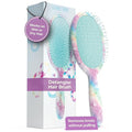 FRAMAR Purple Hair Brush Detangler, Detangling Hairbrush For Women, Wet Hair Brush For Girls, Hair Detangler Brush, Wet Hairbrush, Hairbrushes, Reduces Frizz – Tie Dye