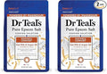 Dr Teal's Epsom Salt Magnesium Soak, Soothe & Comfort with Oat Milk & Argan Oil, 3 lbs (Pack of 2)