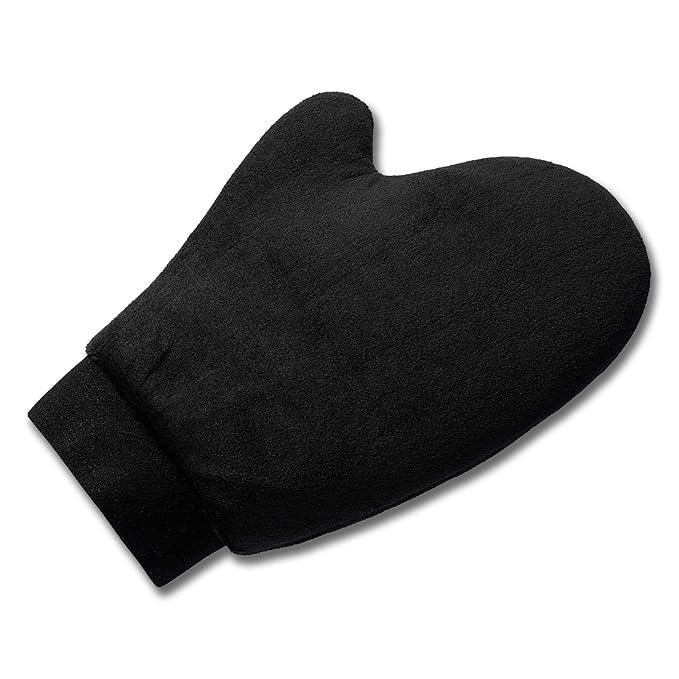 Naked Sun Self Tanning Applicator Set with Exfoliating Glove, Tanning Mitt, Face Mitt, & Back Applicator Bundle for Best Fake & Streak Free Sunless Tan to use with Tanning Lotions or Mousse (4 items)