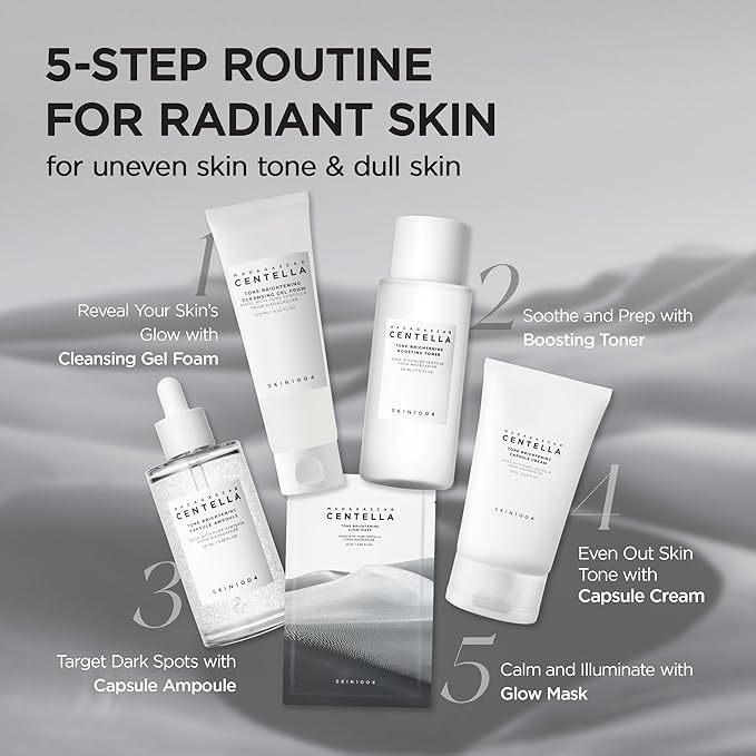 SKIN1004 Tone Balancing Boosting Toner, Korean Face Toner for Uneven Skin Tone, Centella Toner with Niacinamide & MadeWhite, Gentle Exfoliating, Radiant Skin, Korean Skin Care, 7.10 fl.oz / 210ml