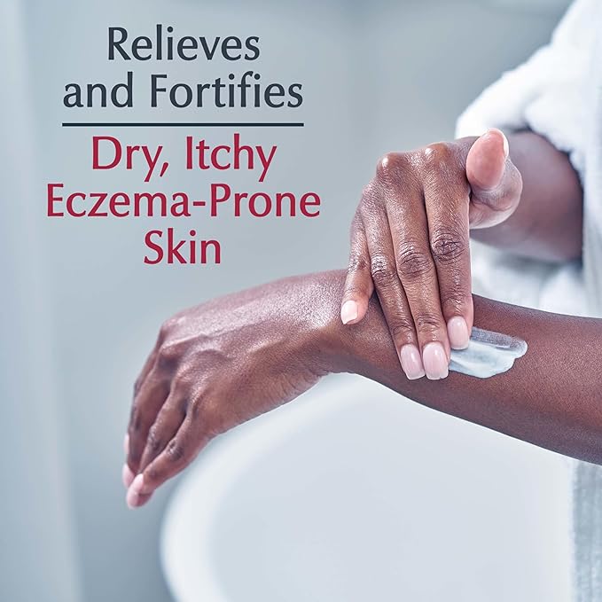 Eucerin Eczema Relief, Full Body Lotion, Moisturizing Eczema Cream with Colloidal Oatmeal (Skin Protectant) and Ceramide 3, 8 Oz Tube