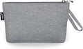 Gloppie Makeup Bag for Purse Small Cosmetic Bag for Women Zipper Makeup Pouch Teacher Appreciation Gifts Grey