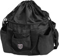 Harrison Howard Premium Multipurpose Durable Horse Grooming Organizer Bag Cleaning Supply Tote Bag-Mars Black