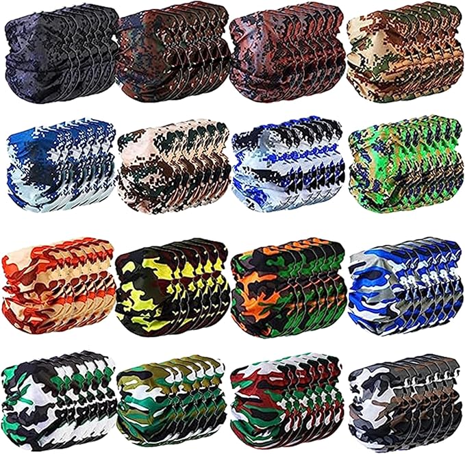 10/20/30/50/100/150 Pack Face Mask Neck Gaiters Scarf Reusable Protection Fashion Unisex Washable Reusable