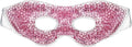 Eye See Gel Eye Mask, Pink - Cold Compress Ice Pack with Gel Beads - Microwave Safe for Heat Therapy - Great for Puffy Eyes, Dark Circles, Dry Eyes, Soothing Headaches