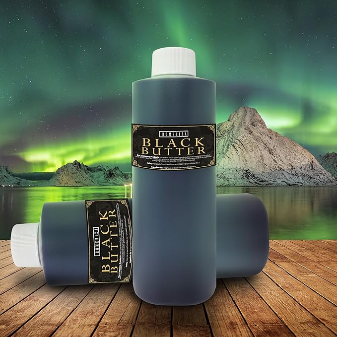 Perfume Black Butter Body Oil Scented - Black Butter Oil Fragrance for Men - Body Long Lasting Perfume- Uncut Fragrance Oil - 16 Oz (Pack of 1)