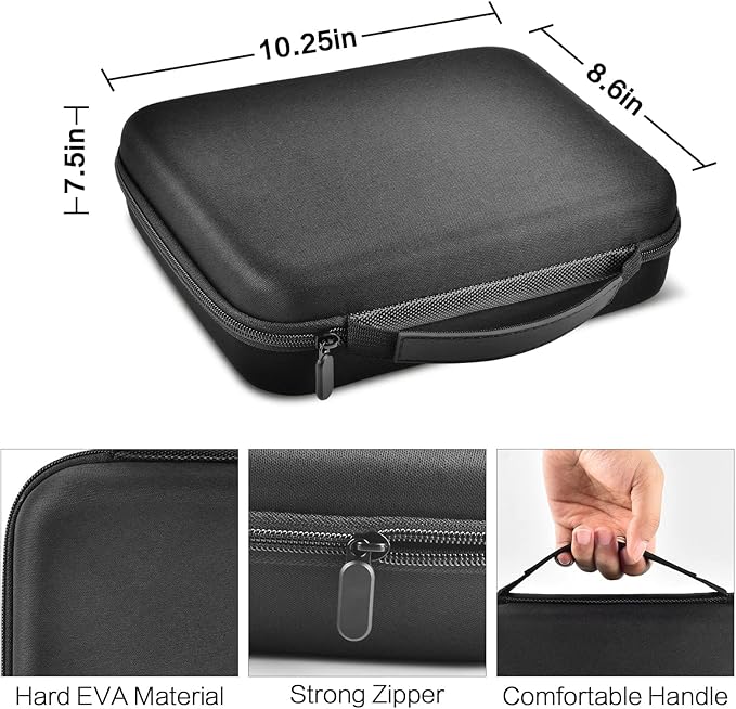 Case Compatible with Philips for Norelco Multigroom Series 7000 5000 Men's Grooming Kit with Trimmer MG7750/49 MG7910/49 MG9510/60. Storage Holder for Attachment Trimmers (Box Only) -Black Inner