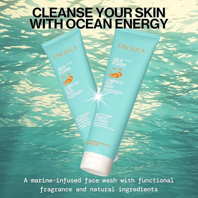 Pacifica, Face Wash Sea Foam Complete Mini, 1.4 Fl Oz
