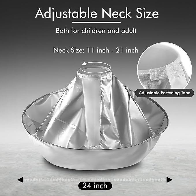 Hair Cutting Cape Professional Salon Barber Cape Foldable Haircut Cloak Hairdressing Umbrella Apron Kit for Adult Men and Women