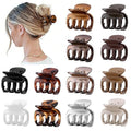 12Pcs Hair Clips for Women 1.8 Inch Small Claw Clips for Thin Hair Medium Hair Claw Clips for Thick Hair Accessories for Women Girls (Gloss Regular)