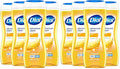 Dial Body Wash, Advanced Clean Gold, 16 Fl Oz, Hydraclean Complex & Vitamin E, Gentle, Leaves Skin Feeling Nourished, Dermatologist-Tested, No Parabens & Sulfates, (Pack of 8)