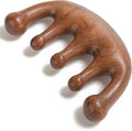 Wooden Scalp Massager for Scalp Gua sha, Massage Comb, Wooden Head Massager - Sandalwood
