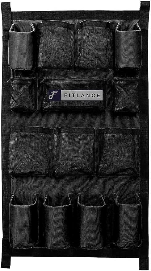 Equine Long Trailer Door Caddy - Horse Trailer Door Caddy Grooming Bag Stall Organizer - Horse Equipment Trailer Door Caddy Storage Bag - Trailer Grooming Bag Door Caddy Organizer