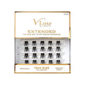 VLuxe Extended False Eyelashes Faux Mink Featherlight Reusable Artificial Eyelashes Multipack Lash Clusters