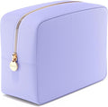 Embla Large Makeup Bag and Waterproof Nylon Travel Toiletry Bag, Large Capacity Cosmetic Zipper Pouch, Lavender