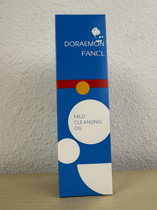 FANCL Mild Cleansing Oil, Japanese Facial Cleansing Oil, Makeup Remover, Oil Cleanser, 100% Preservative Free, Clean Skincare for Sensitive Skin (1, Blue)