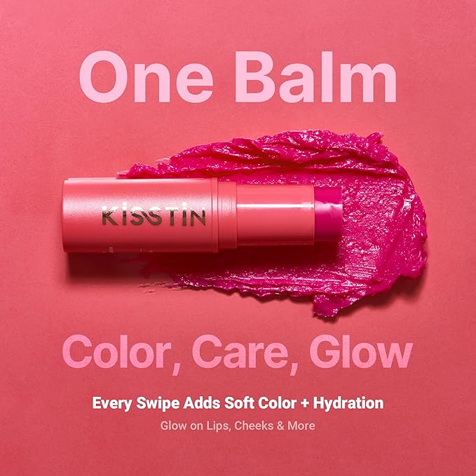 KAHI Kisstin Balm - Skin-Refining Face Moisturizer & Makeup Stick | Nourishing Beauty Moisturizer Stick | Makeup-enhancing Glow Balm (0.32 oz)