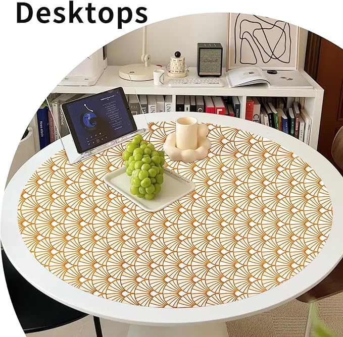 Shelf and Drawer Liner for Kitchen Cabinet,Non-Adhesive Waterproof Oil-Proof Easy Clean Shelf Liner for Dresser & Bathroom Vanities with Adhesive Dots & Cutting Tool(12 in X 10 Ft Gold Fish Scale)