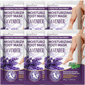 6 Pack Moisturizing Foot Mask,Hydrating Foot Masks for Dry Cracked Feet,Moisturizing Socks Dry Skin Moisturizer for Soft and Smooth Touch Feet,Foot Care Spa Gifts for Women Men Easter Basket Stuffers
