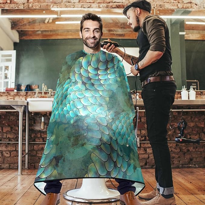 visesunny Professional Barber Cape Polyester Hair Cutting Salon Cape Apron Anti-Static Beard Bib