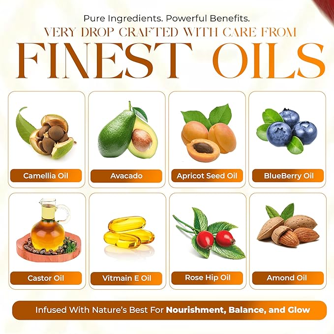 After Shower Body Oil for women | Made in USA with Apricot, Jojoba, Avocado & Vitamin E Oil | Hydrating & Nourishing for all Skin types | 6.76 oz | Strawberry Pineapple