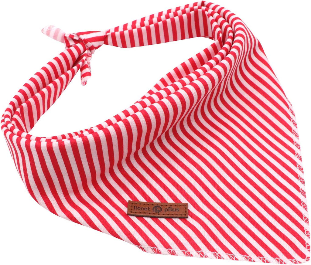 Lionet Paws Dog Bandana for Small Medium Large Dogs, Cat Dogs Kerchief Triangle Bibs Scarf for Girl or Boy